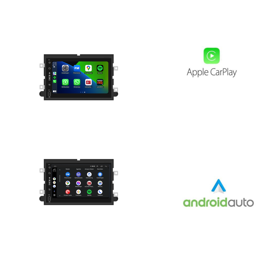 Ford Mustang | Edge | F-150 | Android 13 | Car radio | 2005 to 2010 | CarPlay & Android Auto