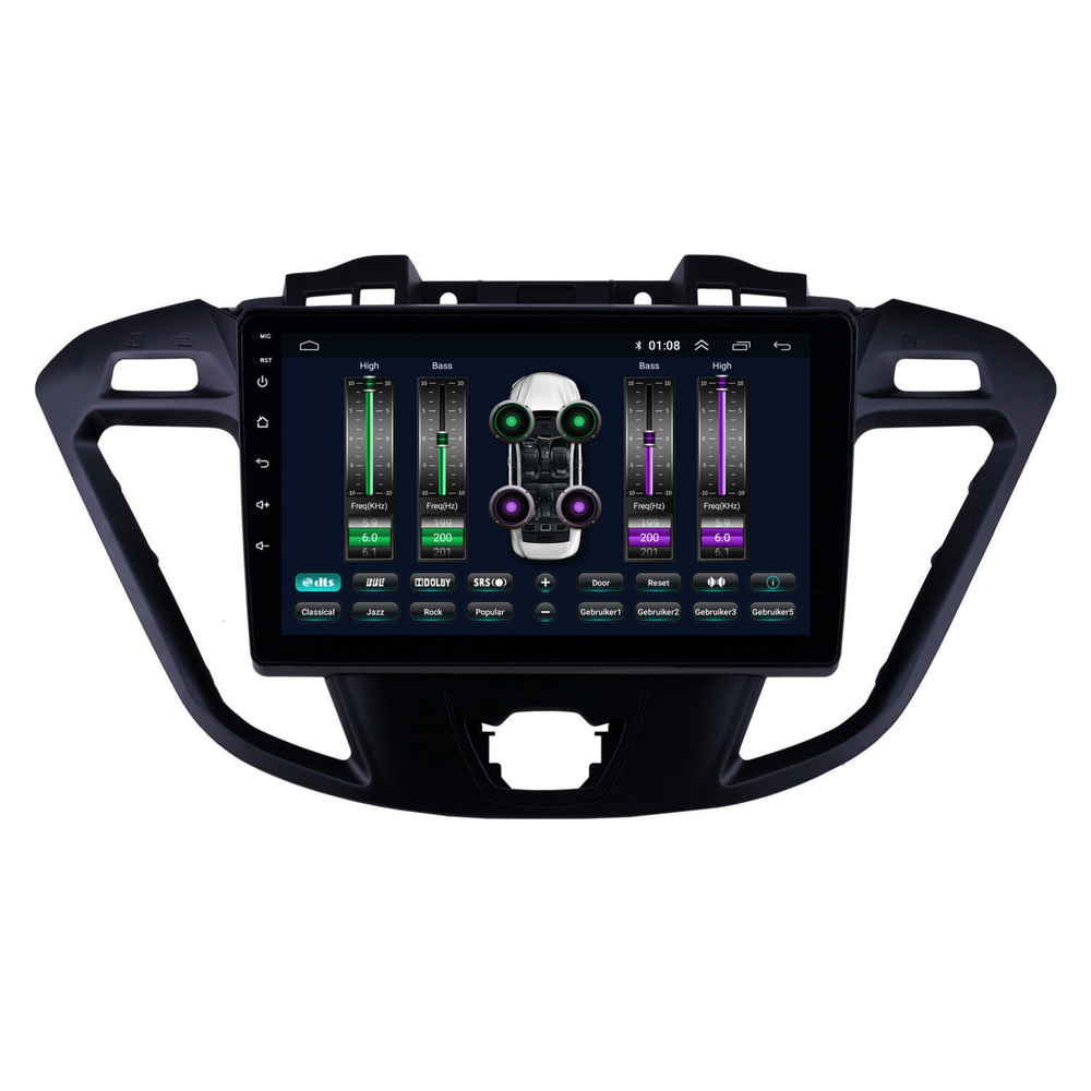 Radio de coche Android personalizada Davilon Ford Transit | 2013 a 2018 | carplay