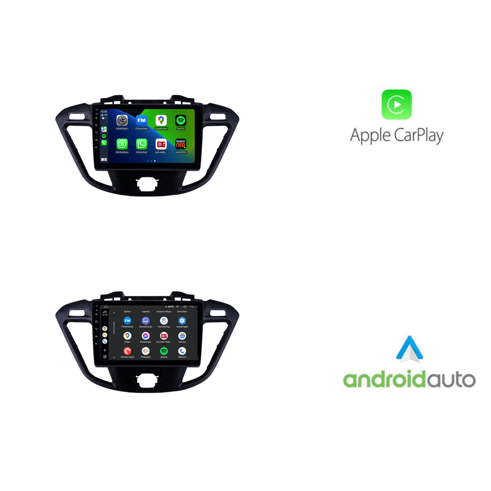 Radio de coche Android personalizada Davilon Ford Transit | 2013 a 2018 | carplay