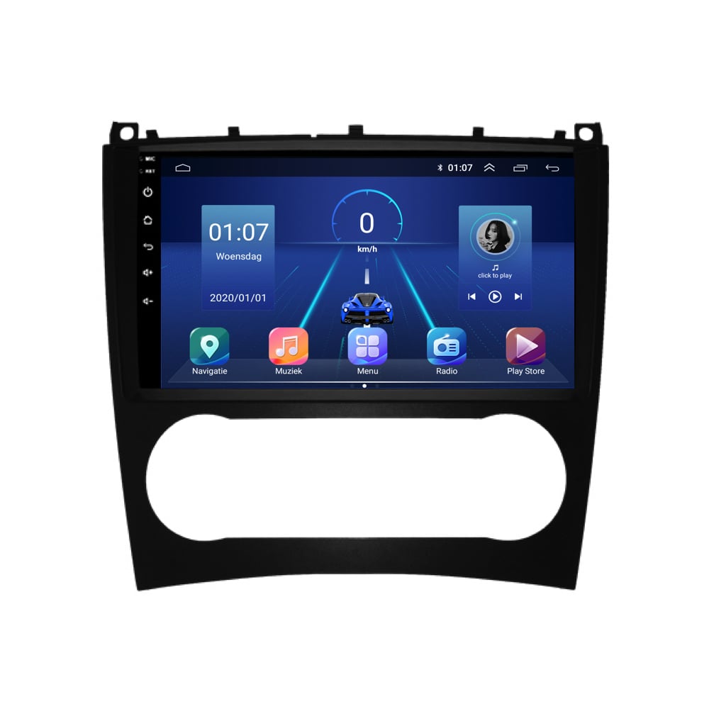 Mercedes Clase C W 203 | CVX W203 | CLK W209 | Androide 13 | 2005 a 2011 | CarPlay y Android Auto