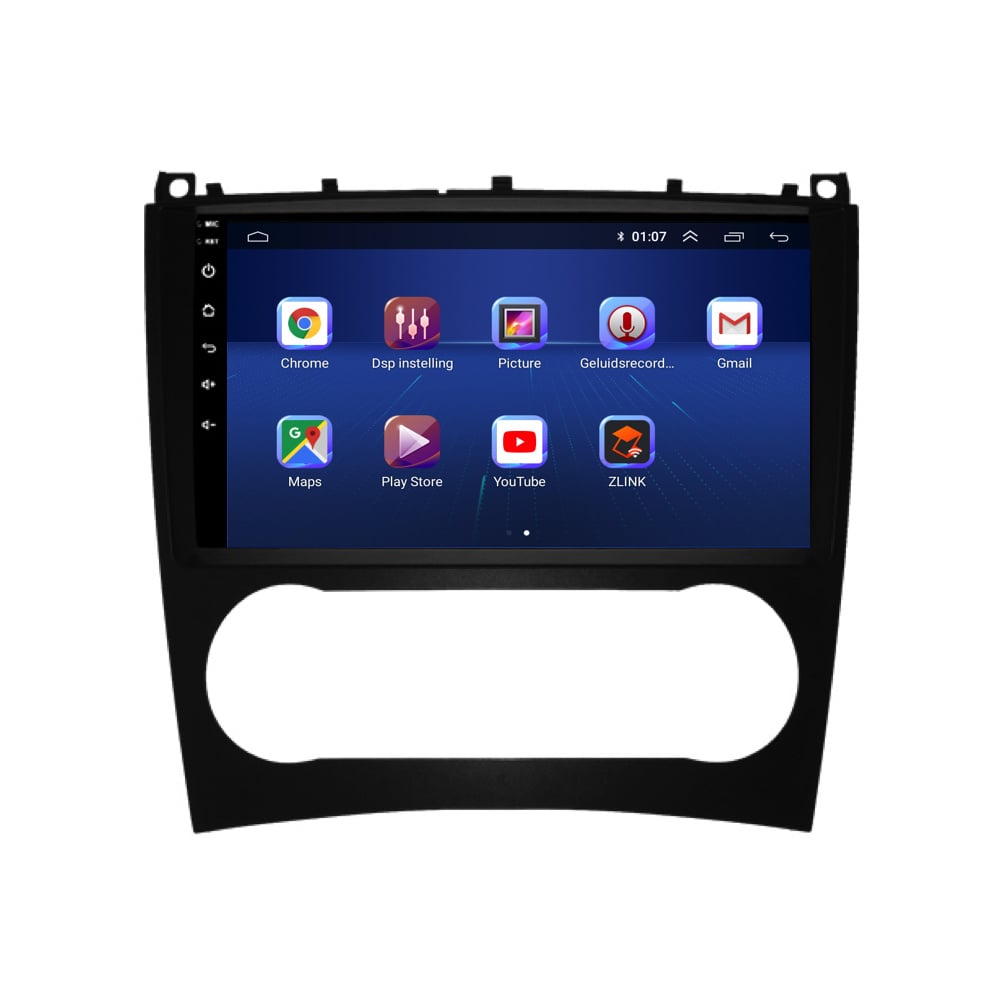 Mercedes Clase C W 203 | CVX W203 | CLK W209 | Androide 13 | 2005 a 2011 | CarPlay y Android Auto