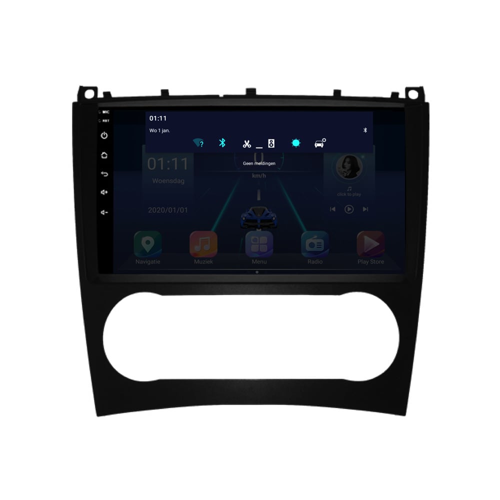 Mercedes Clase C W 203 | CVX W203 | CLK W209 | Androide 13 | 2005 a 2011 | CarPlay y Android Auto