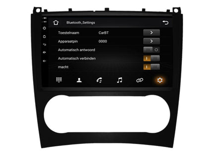 Mercedes C-Klasse W 203 | CLC W203 | CLK W209 | Android 13 | 2005 t/m 2011 | CarPlay & Android Auto