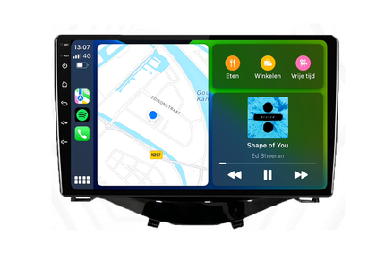 Peugeot 107 | Android 13 | Autoradio | 2015 t/m 2021 | CarPlay & Android Auto