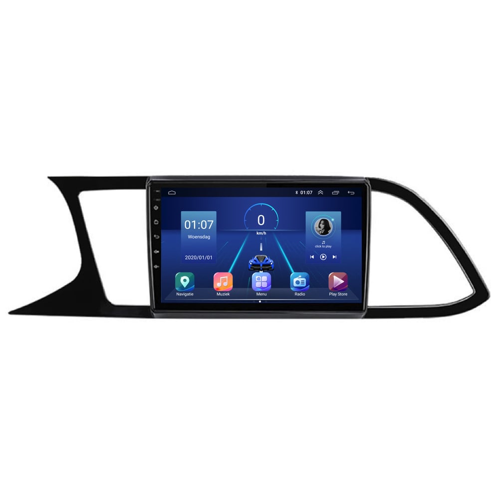 Seat León | Androide 13 | Radio de coche | 2013 a 2018 | CarPlay y Android Auto