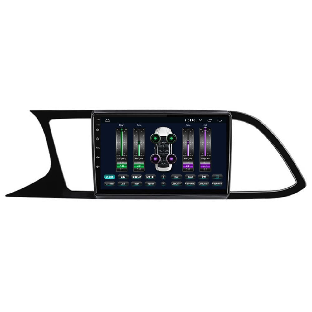 Seat León | Androide 13 | Radio de coche | 2013 a 2018 | CarPlay y Android Auto