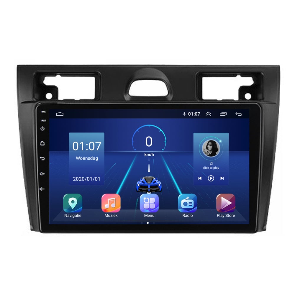Ford Fiesta | Androide 13 | Radio de coche | 2006 a 2008 | CarPlay y Android Auto