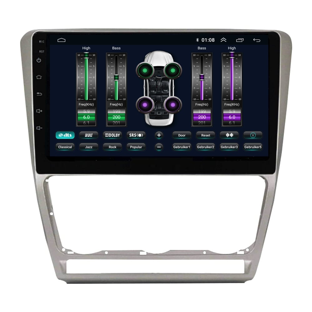 Skoda Octavia | Android 13 | Autoradio | 2005 t/m 2013 | Carplay & Android Auto
