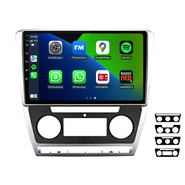 Skoda Octavia | Android 13 | Autoradio | 2005 t/m 2013 | Carplay & Android Auto