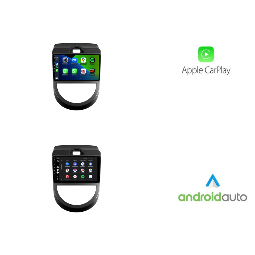 Navegación Kia Soul | Androide 13 | Radio de coche | 2010 a 2013 | Carplay y Android Auto