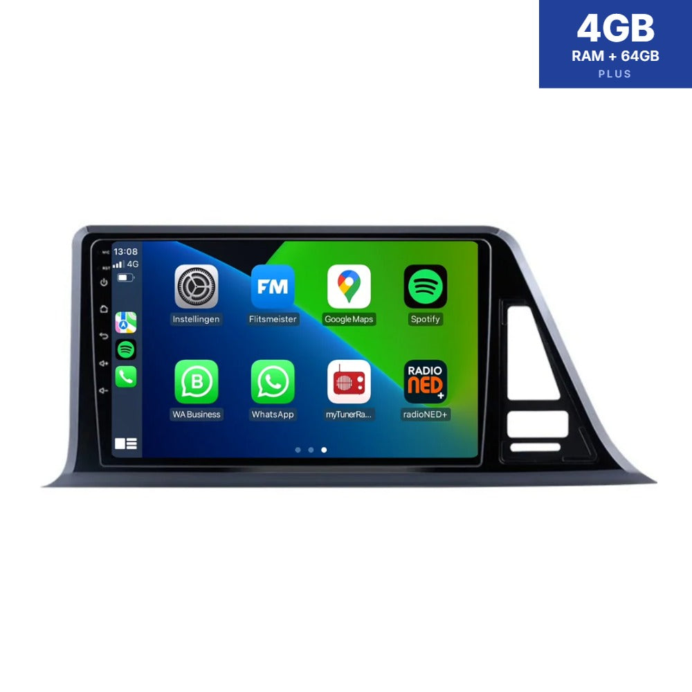 Toyota C-HR CarPlay & Android Auto autoradio | 2016 t/m 2020 | Android 13 | Davilon
