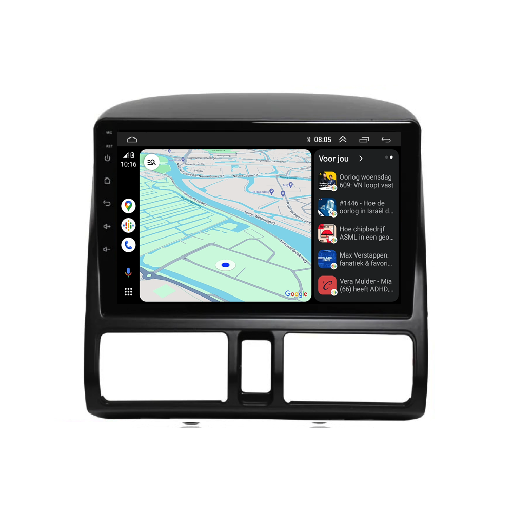 Honda CR-V | Android 13 | Autoradio | 2002 t/m 2006 | CarPlay & Android Auto
