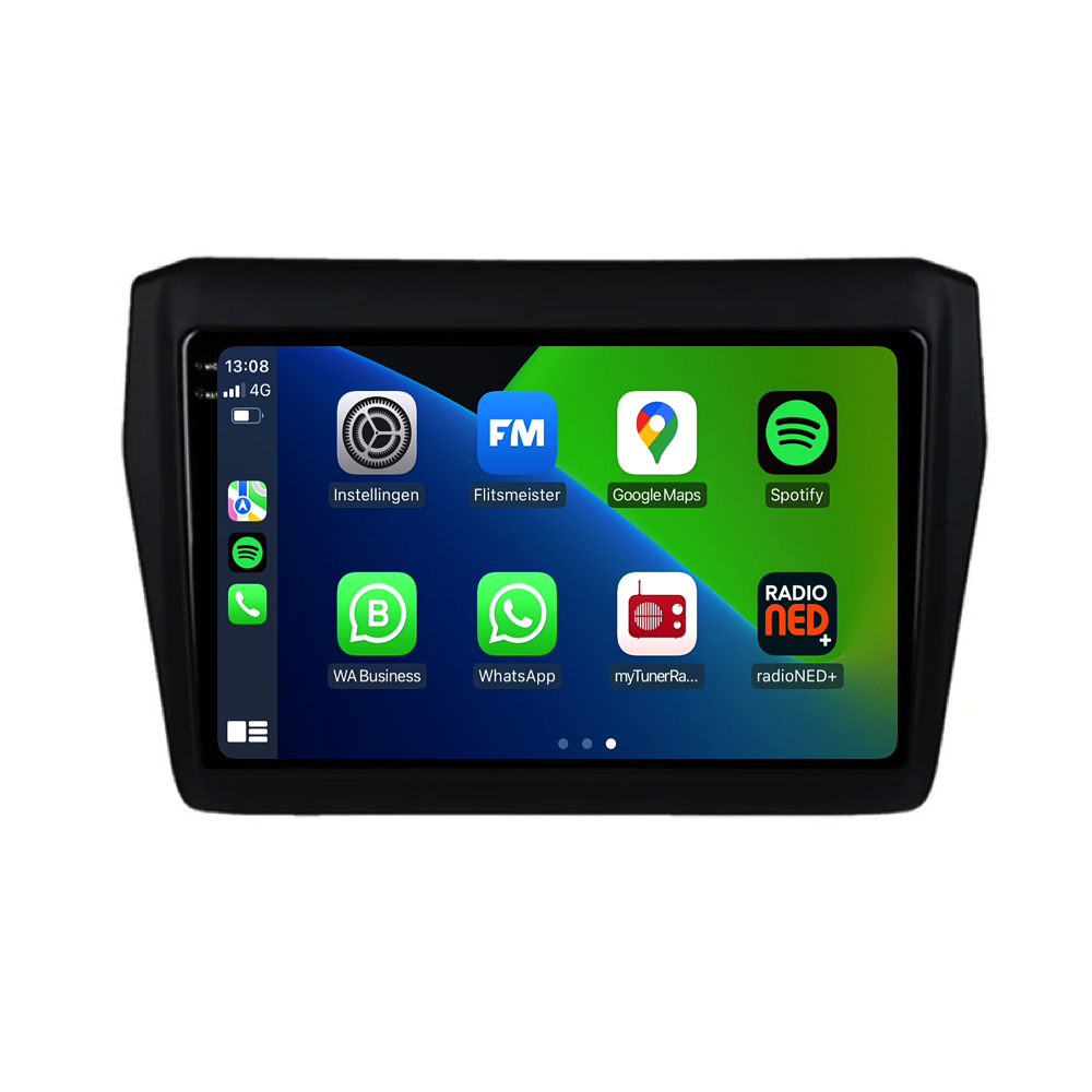 Suzuki Swift | Androide 13 | Radio de coche | 2017 a 2023 | CarPlay y Android Auto