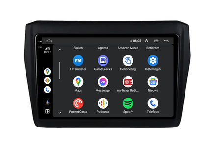 Suzuki Swift | Android 13 | Autoradio | 2017 t/m 2023 | CarPlay & Android Auto