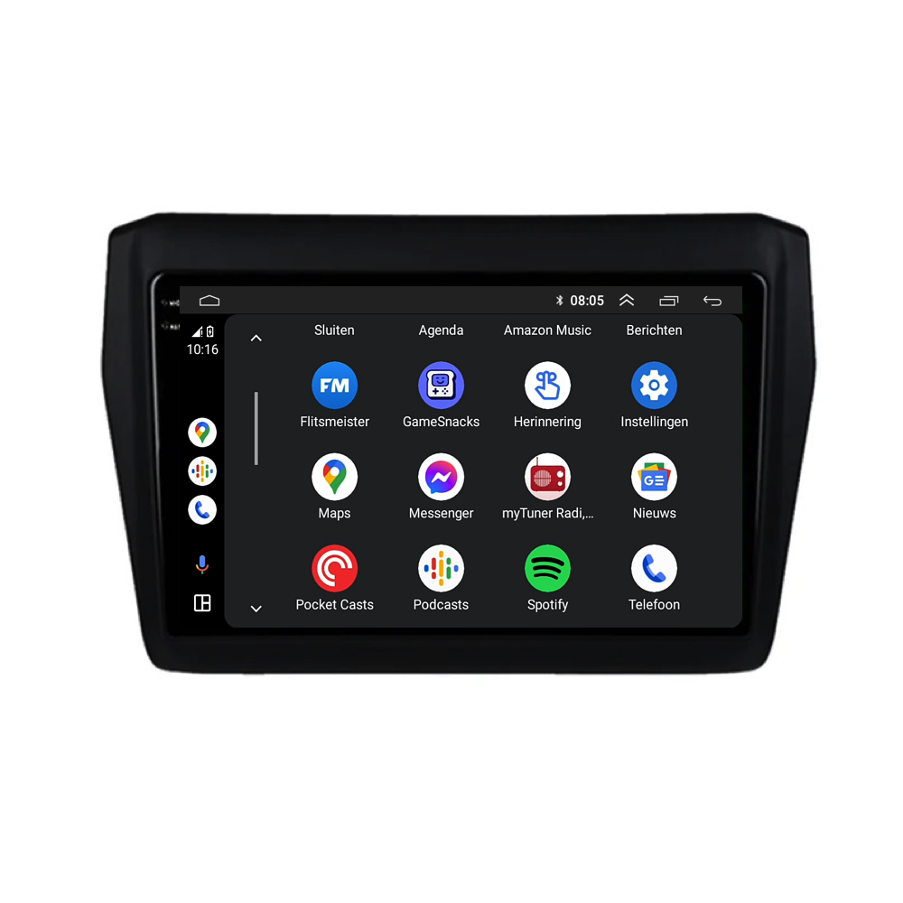 Suzuki Swift | Androide 13 | Radio de coche | 2017 a 2023 | CarPlay y Android Auto