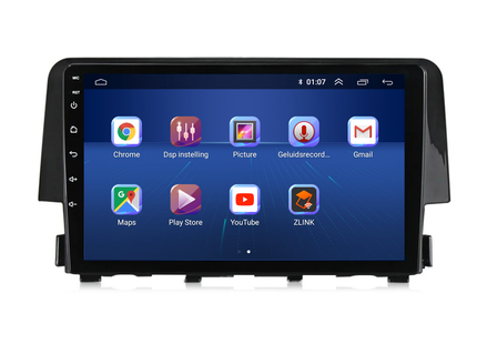 Honda Civic Android Autoradio | 2016 t/m 2021 | CarPlay