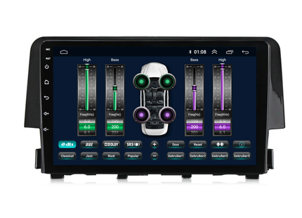 Honda Civic Android Autoradio | 2016 t/m 2021 | CarPlay