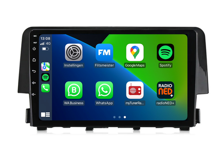 Honda Civic Android Autoradio | 2016 t/m 2021 | CarPlay