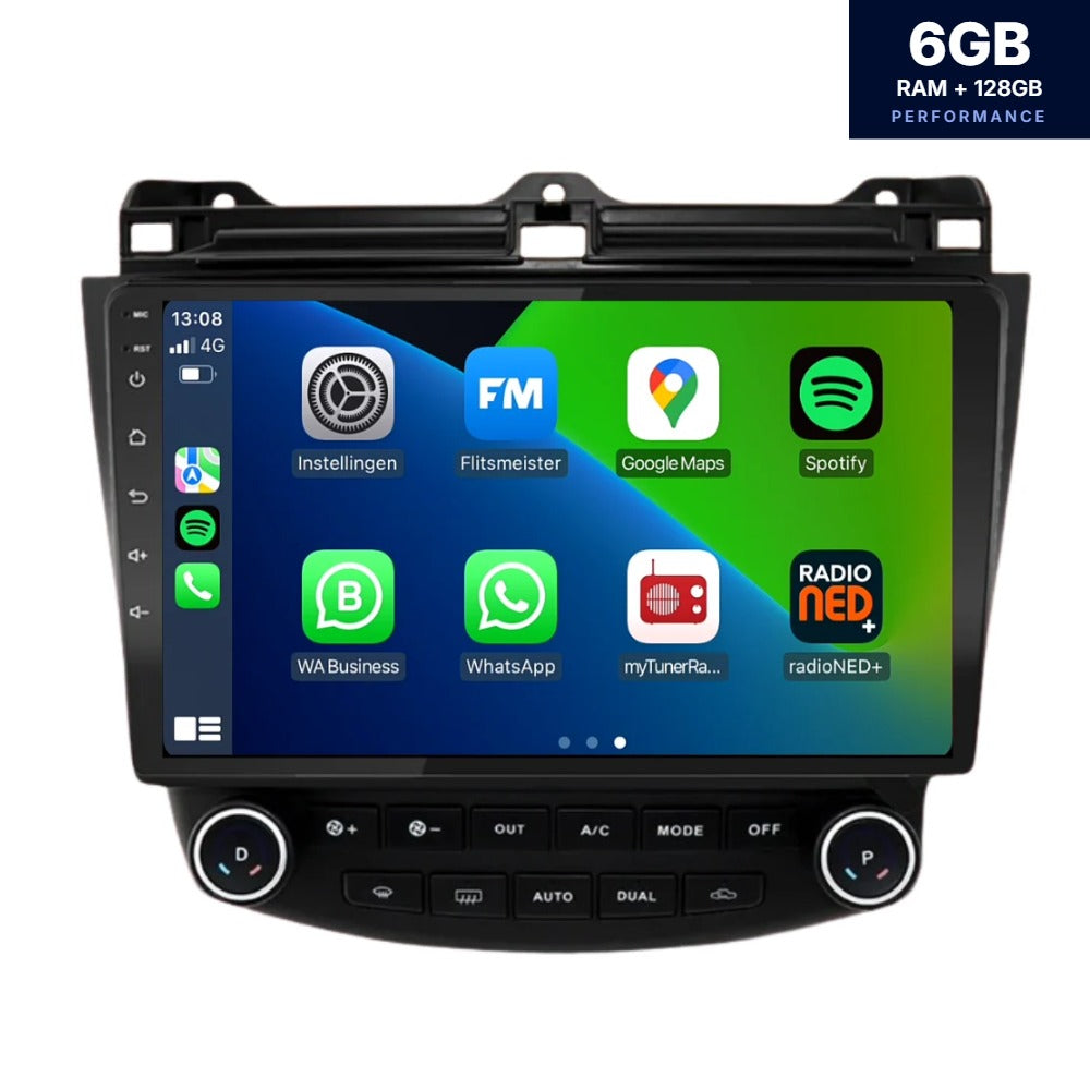 Honda Accord <tc>CarPlay</tc> & <tc>Android Auto</tc> radio de coche | 2003 a 2008 | Androide 15 | davilon