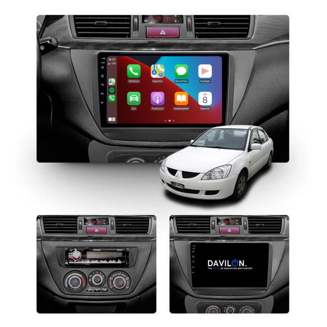 Mitsubishi Lancer IX CarPlay Autoradio | 2003 t/m 2007 | Android Auto