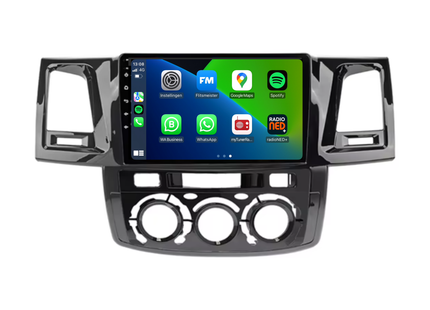 Toyota Hilux | Android 13 | Autoradio | 2008 t/m 2016 | Carplay & Android Auto