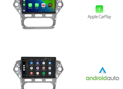 Davilon Ford Mondeo CarPlay Autoradio | 2003 t/m 2014 | Android 13 | Grijs