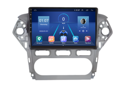 Davilon Ford Mondeo CarPlay Autoradio | 2003 t/m 2014 | Android 13 | Grijs