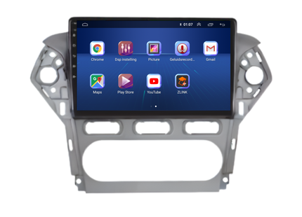 Davilon Ford Mondeo CarPlay Autoradio | 2003 t/m 2014 | Android 13 | Grijs