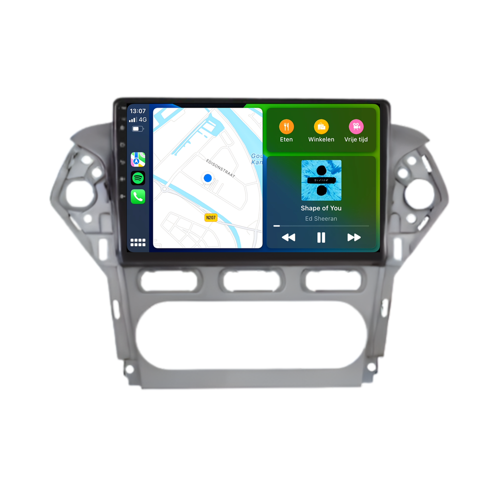 Davilon Ford Mondeo CarPlay Autoradio | 2007 t/m 2014 | Android 13 | Grijs