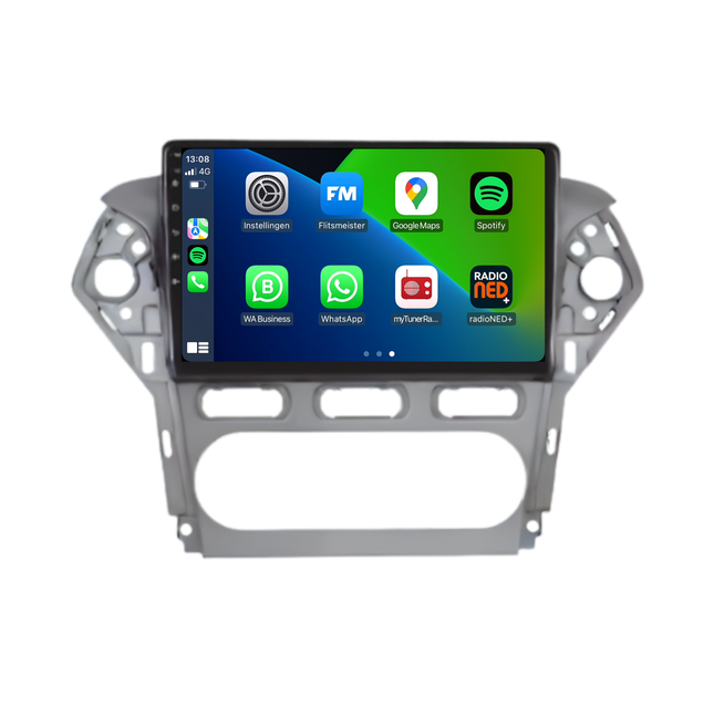 Davilon Ford Mondeo CarPlay Autoradio | 2003 t/m 2014 | Android 13 | Grijs