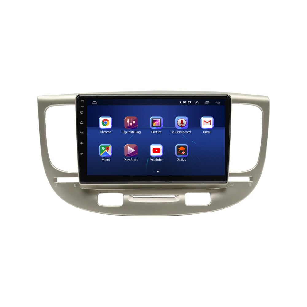 Kia Río | Androide 13| Radio de coche | 2006 a 2010 | Carplay y Android Auto