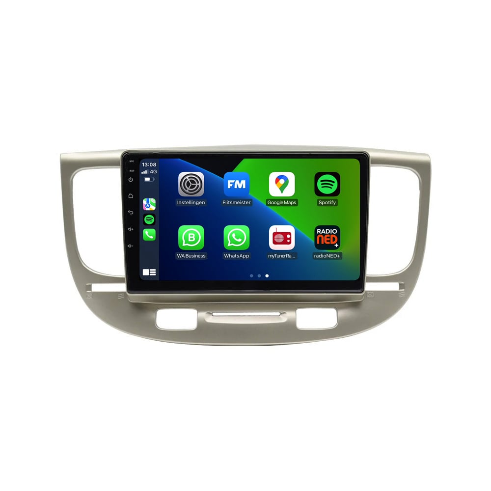 Kia Río | Androide 13| Radio de coche | 2006 a 2010 | Carplay y Android Auto