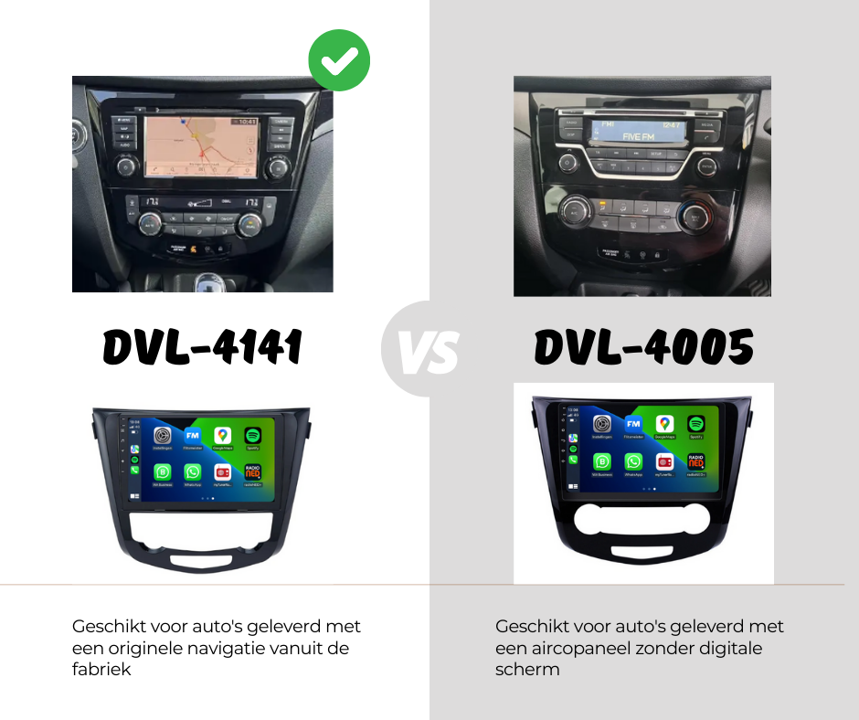 Nissan Qashqai | X-Trail | Androide 13 | Radio de coche |  2014 a 2021 | Carplay y Android Auto