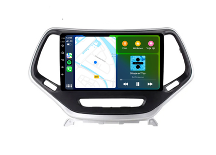 Jeep Cherokee Android 13 Autoradio | 2014 t/m 2018 | Carplay | Davilon