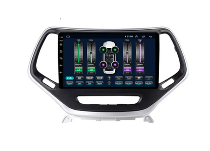 Jeep Cherokee Android 13 Autoradio | 2014 t/m 2018 | Carplay | Davilon