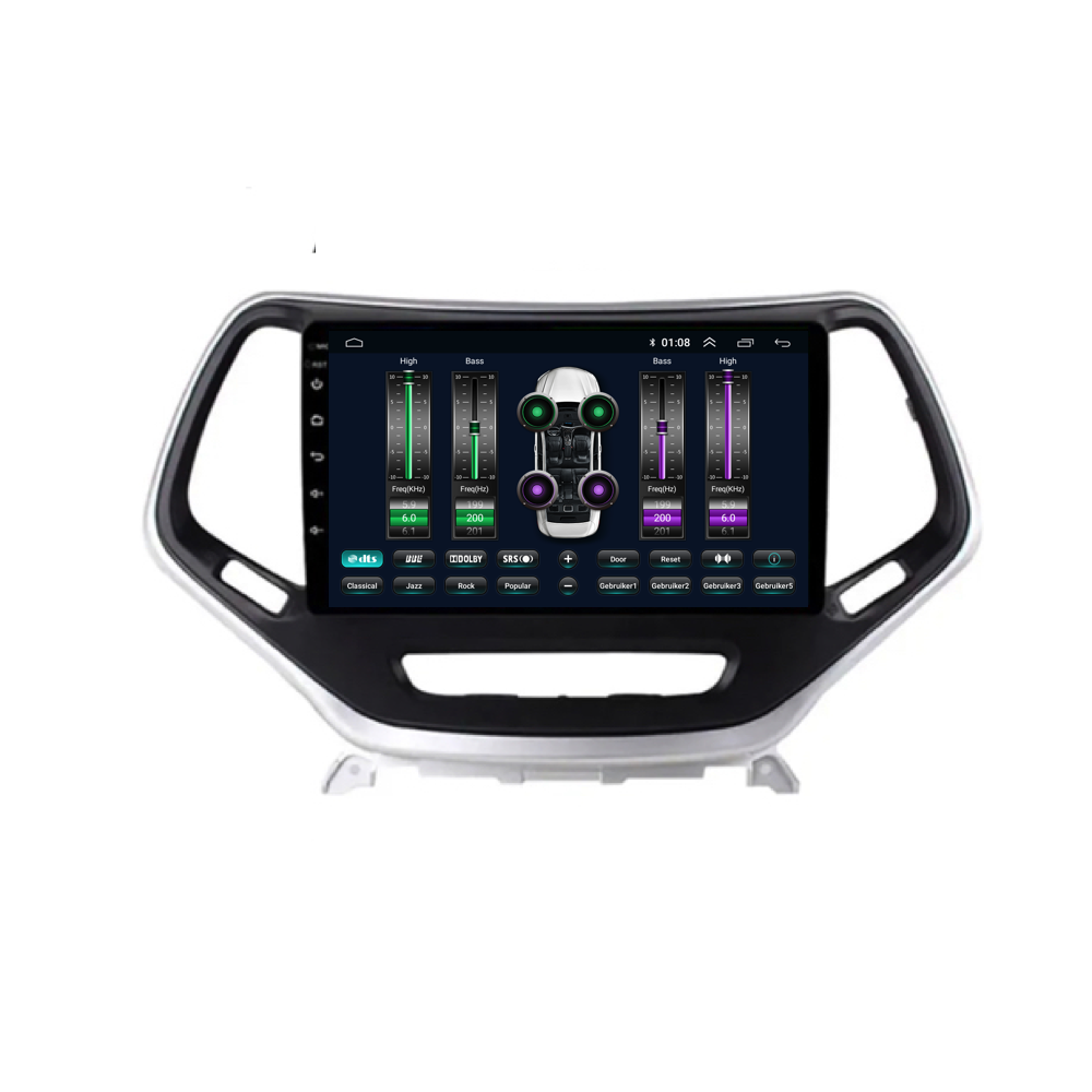 Radio para coche Jeep Cherokee Android 13 | 2014 a 2018 | carplay | davilon