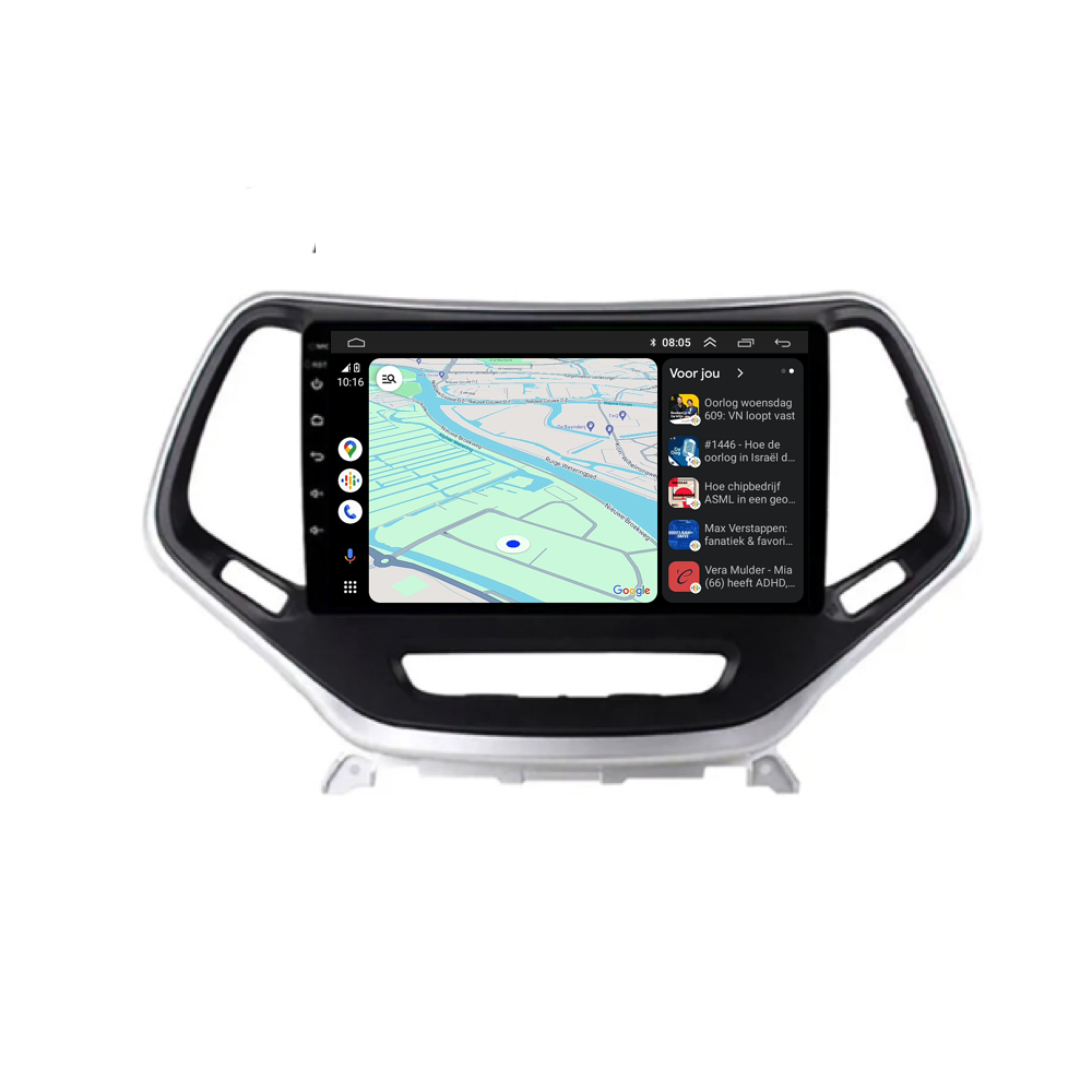 Radio para coche Jeep Cherokee Android 13 | 2014 a 2018 | carplay | davilon