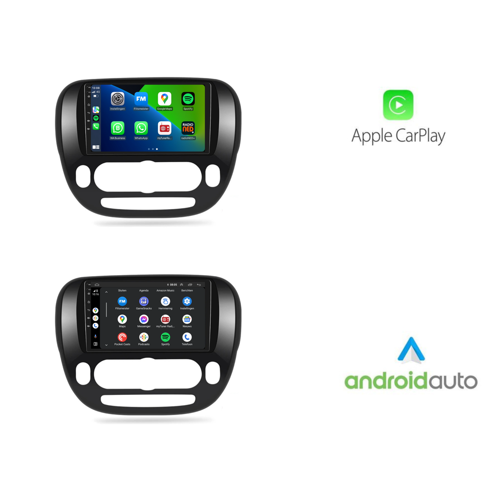 Alma Kia | Androide 13 | Radio de coche | 2014 a 2018 | Carplay y Android Auto