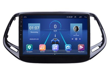 Jeep Compass | Android 13 | Autoradio | 2017 t/m 2020 | Carplay & Android Auto