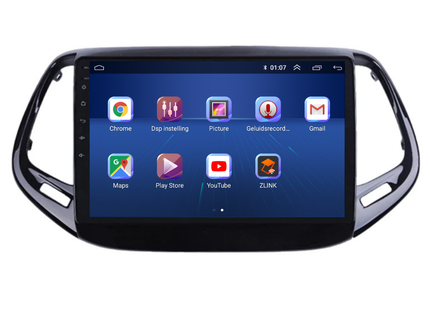 Jeep Compass | Android 13 | Autoradio | 2017 t/m 2020 | Carplay & Android Auto