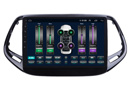 Jeep Compass | Android 13 | Autoradio | 2017 t/m 2020 | Carplay & Android Auto