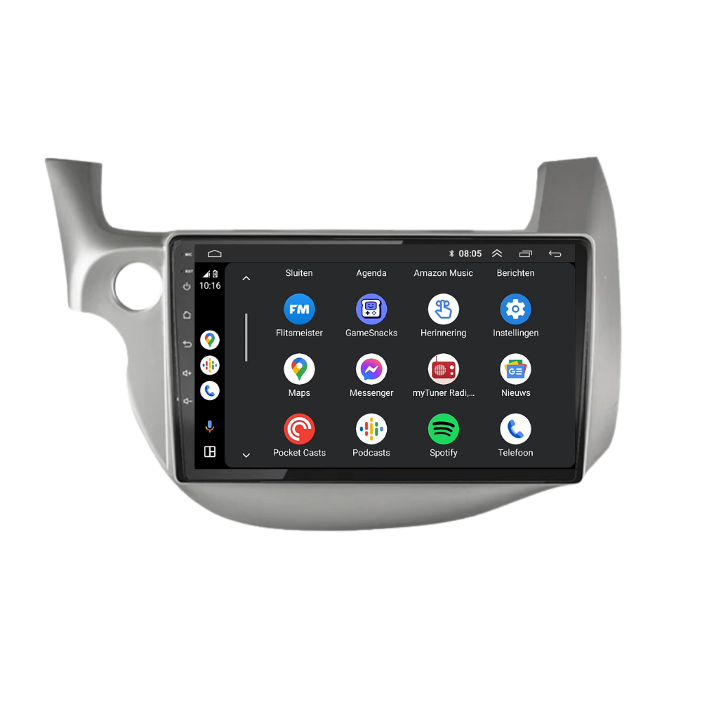 Honda Jazz CarPlay | Android 13 | Car radio | 2009 to 2015 | Carplay & Android Auto