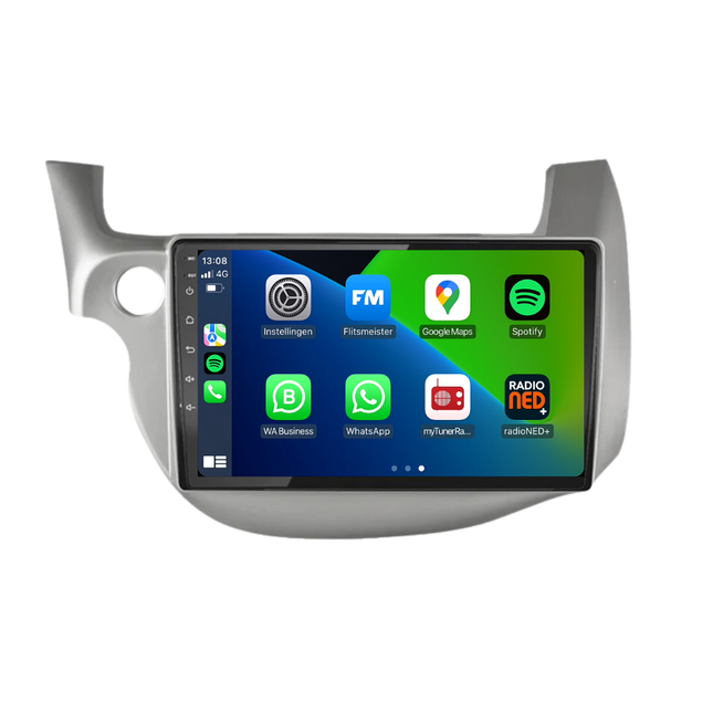 Honda Jazz CarPlay | Android 13 | Autoradio | 2009 t/m 2015 | Carplay & Android Auto