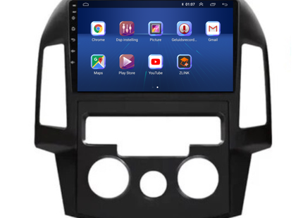 Hyundai i30 | Android 13 | Autoradio | 2007 t/m 2012 | Carplay & Android Auto | Handgeschakeld