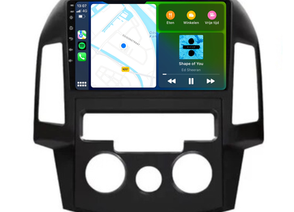Hyundai i30 | Android 13 | Autoradio | 2007 t/m 2012 | Carplay & Android Auto | Handgeschakeld