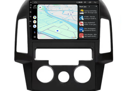 Hyundai i30 | Android 13 | Autoradio | 2007 t/m 2012 | Carplay & Android Auto | Handgeschakeld