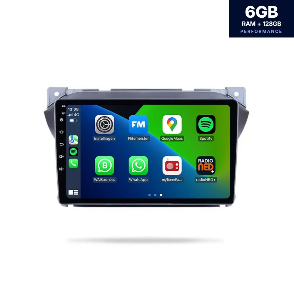 Suzuki Alto CarPlay & Android Auto autoradio | 2008–2016 | Android 13 | Davilon