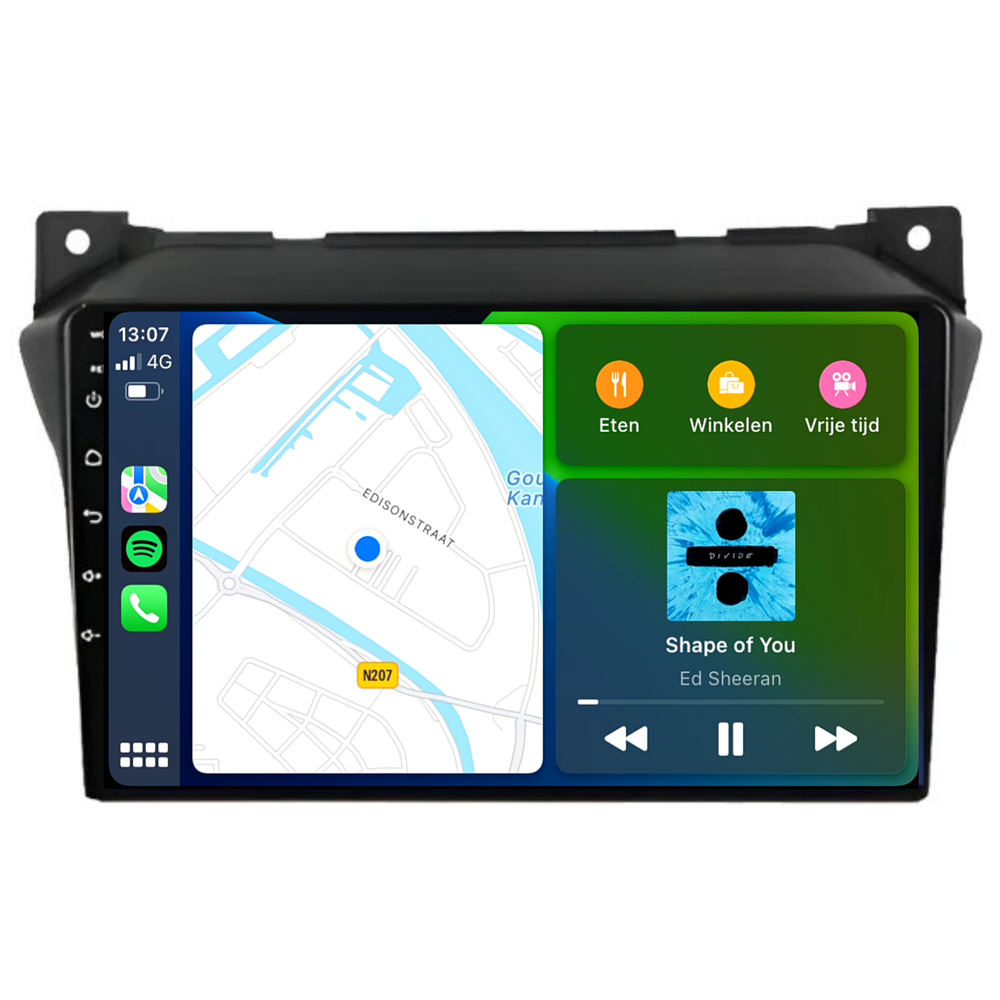 Suzuki Alto | Android 13 | Autoradio | 2008 t/m 2016 | Carplay & Android Auto