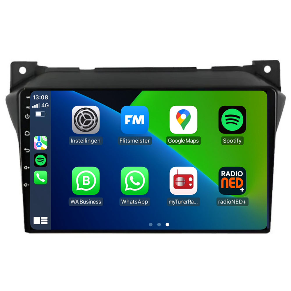 Suzuki Alto | Android 13 | Autoradio | 2008 t/m 2016 | Carplay & Android Auto