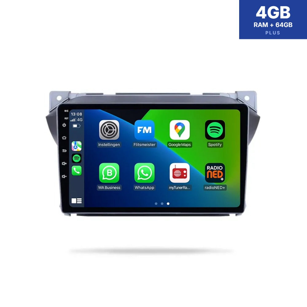 Suzuki Alto CarPlay & Android Auto autoradio | 2008–2016 | Android 13 | Davilon